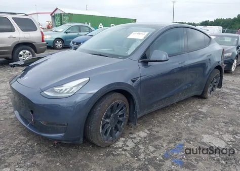 2023 Tesla Model Y Awd/Long Range Dual Motor All-Wheel Drive from USA, damaged, VIN 7SAYGDEE0PA125912